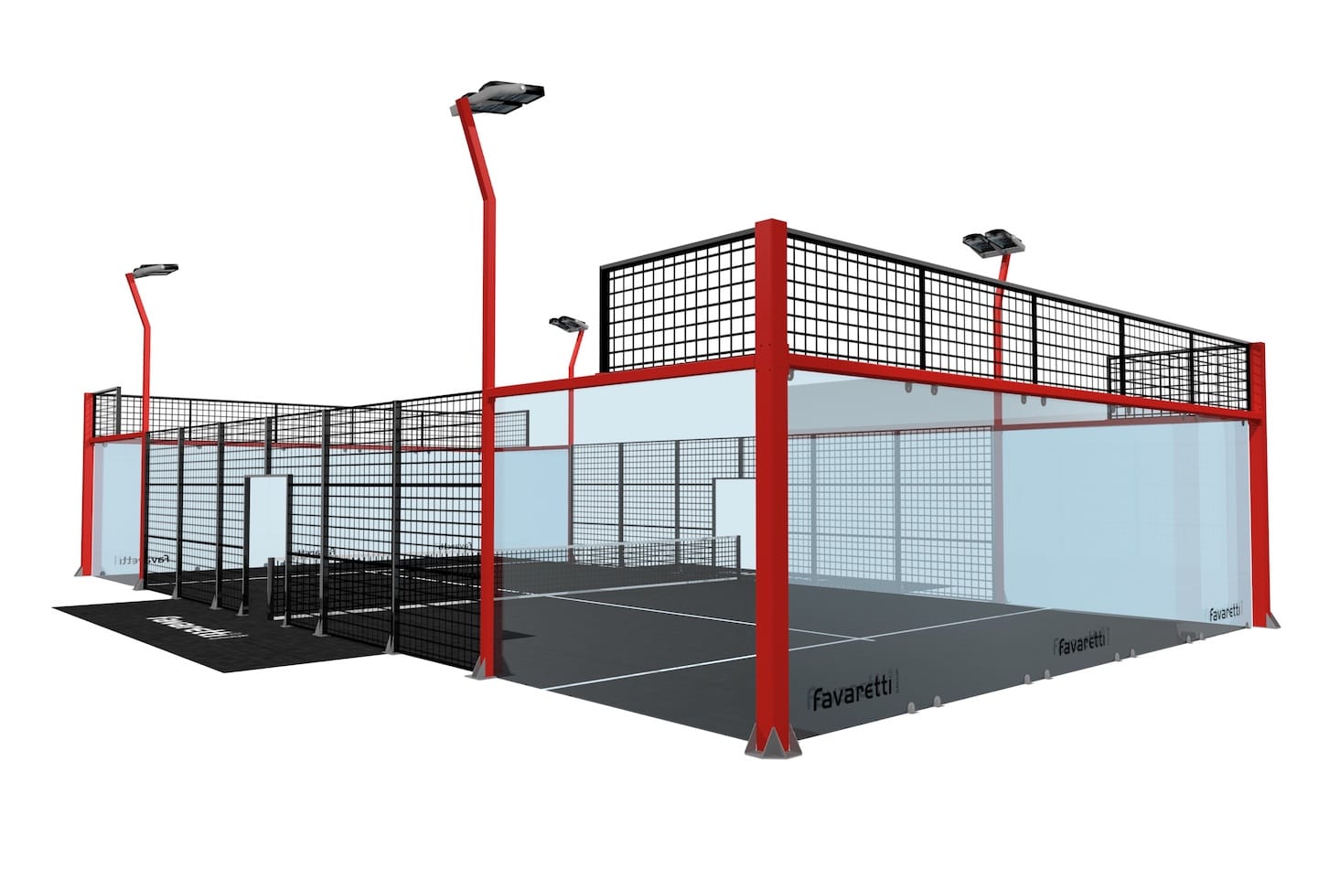 campo da padel struttura