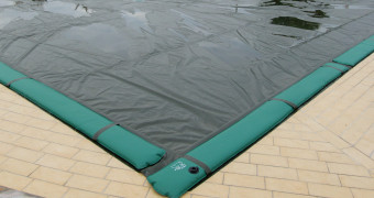 Waterproof cover for public pools
