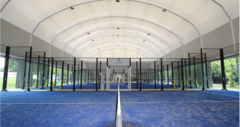 Covered padel courts