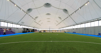 Multisport field tensile structure